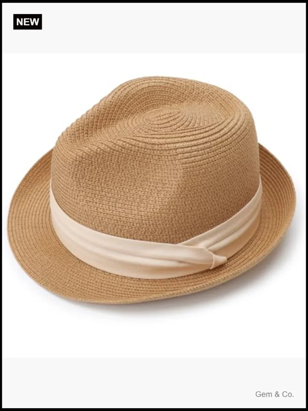 Women Straw Sun Hat Short Brim Panama Fedora Roll Up UPF 50+ Travel Beach